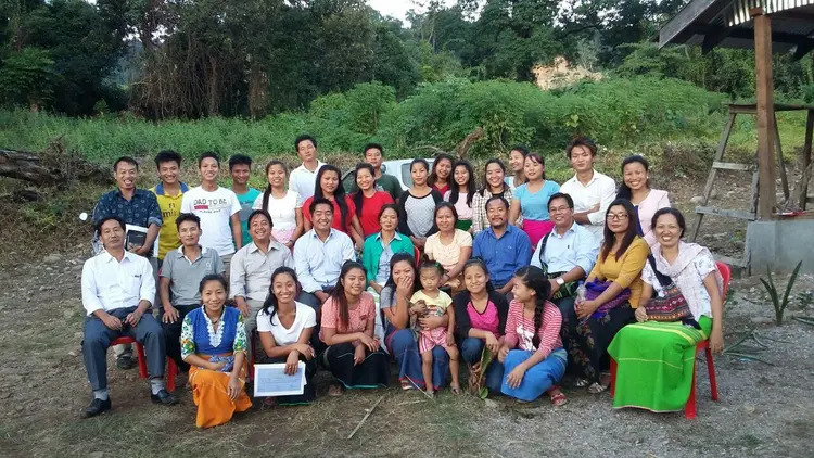 Youth department visit mebo romdum church in music training programme