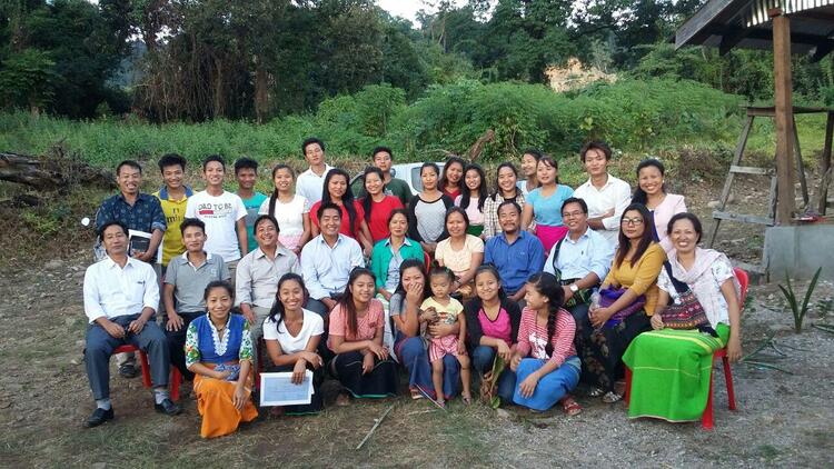 Youth department visit mebo romdum church in music training programme